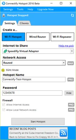 Connectify Hotspot Коннектифи Хоцпот — скриншот 4